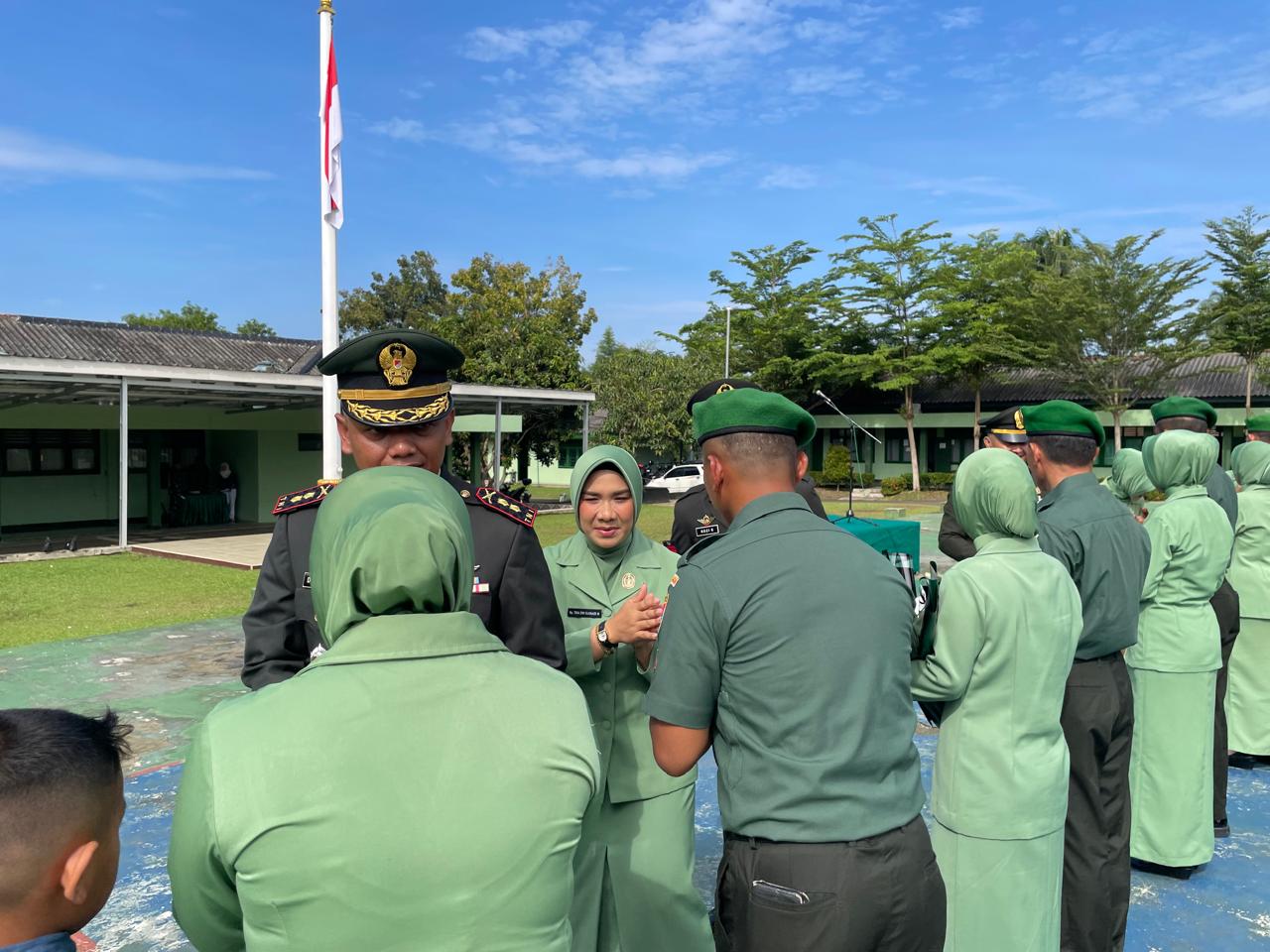 35 Prajurit Kodim 0424/Tanggamus Naik Pangkat, Suasana Haru Warnai Upacara Korps Raport