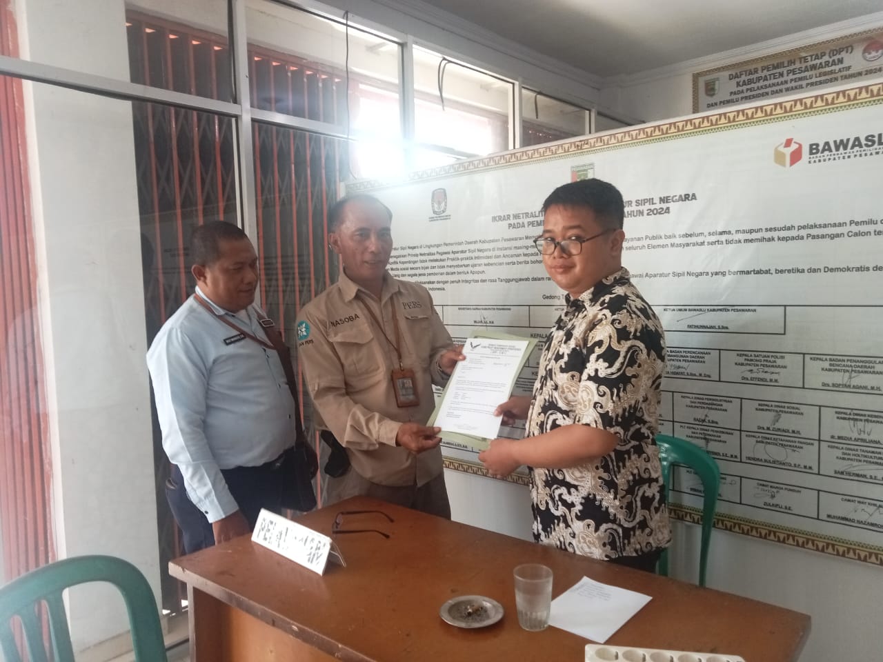 DPP GWI Tegaskan Kepengurusan Sah DPC Pesawaran, Serahkan Dokumen Ke Kesbangpol