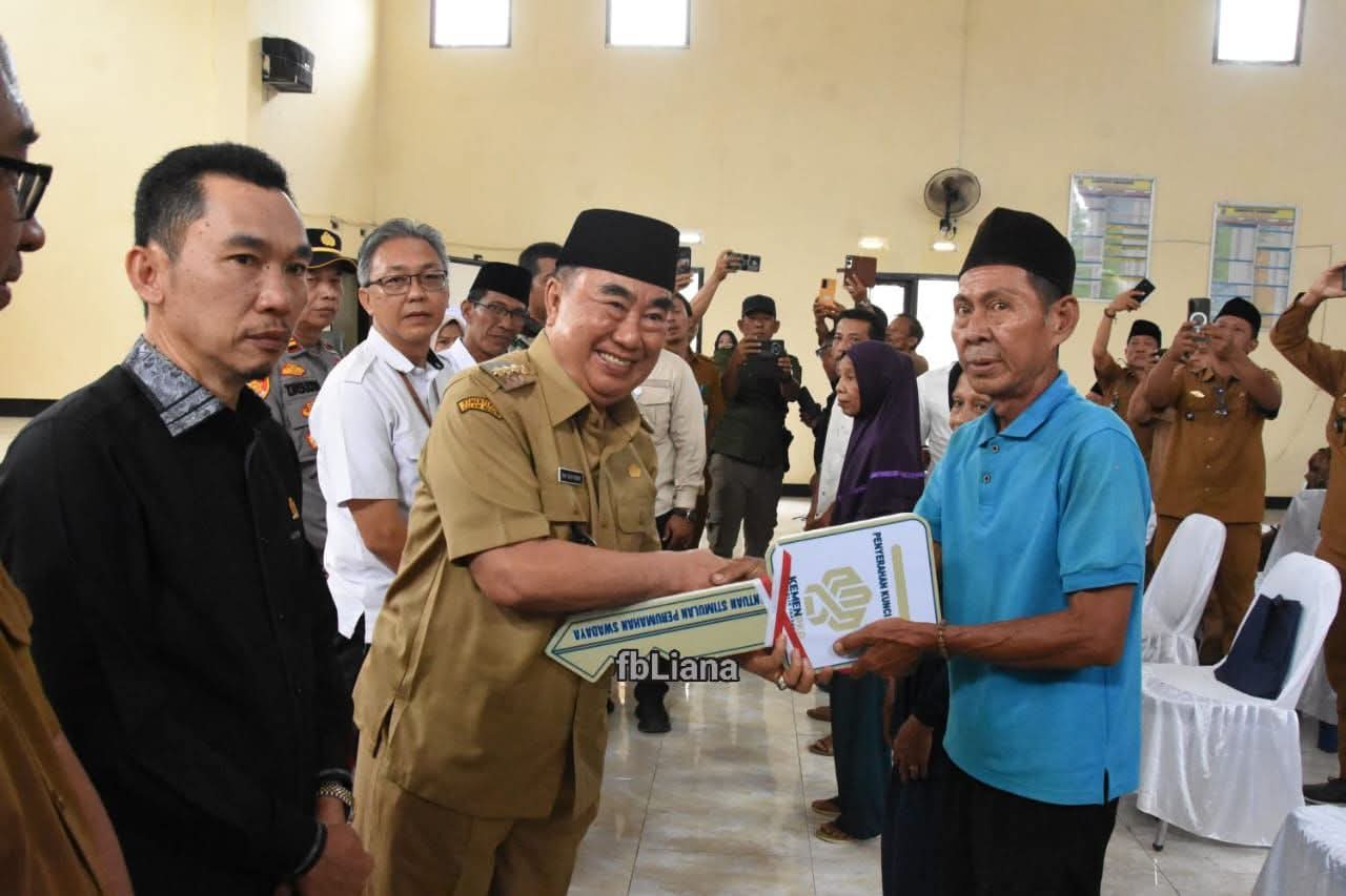 Ratusan Warga Wonosobo Terima Bantuan Perumahan Dari Pemkab Tanggamus