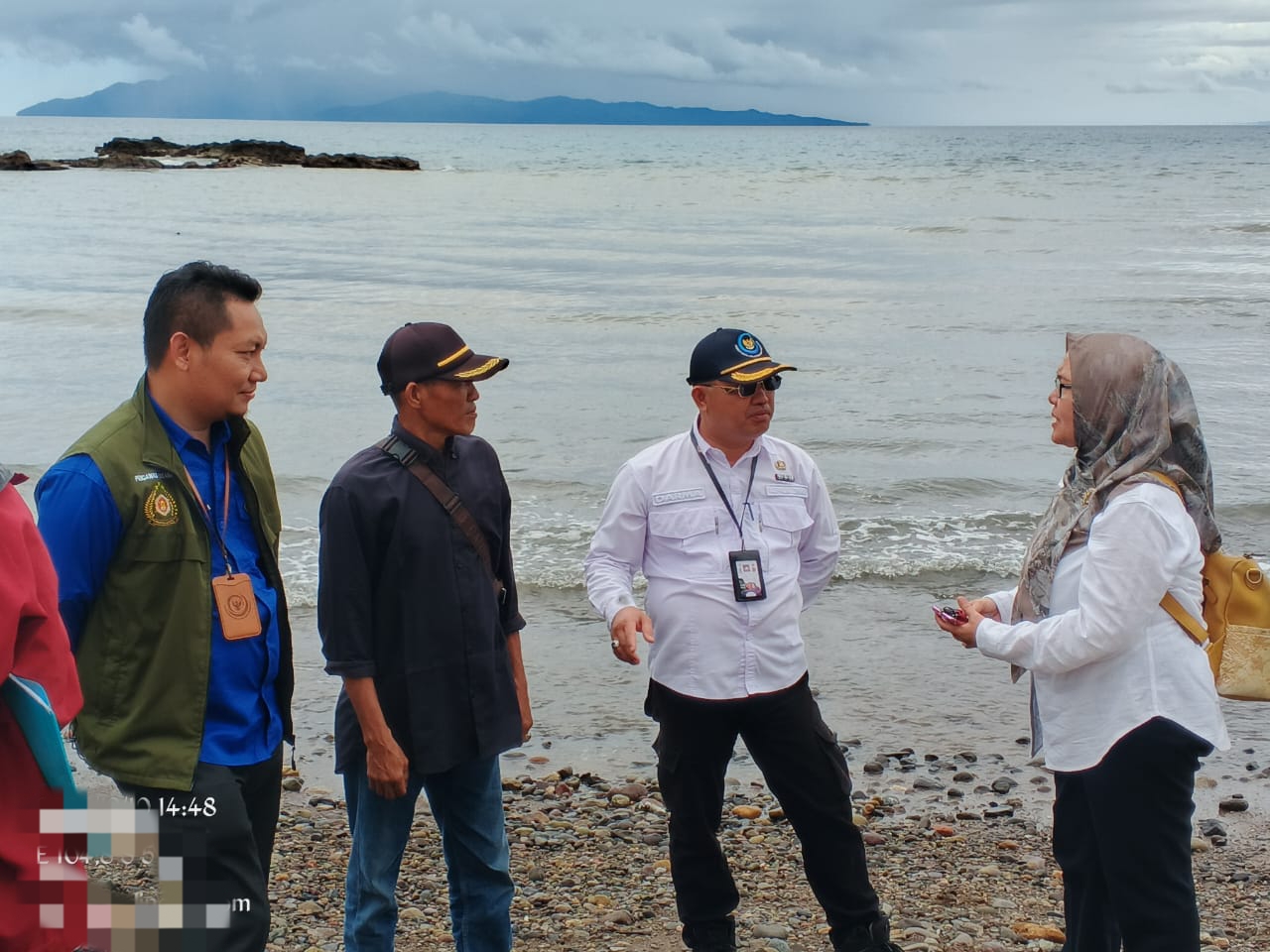 Dinas Perikanan Dan KKP Tinjau Lokus Calon Kampung Nelayan Merah Putih Di Tegineneng