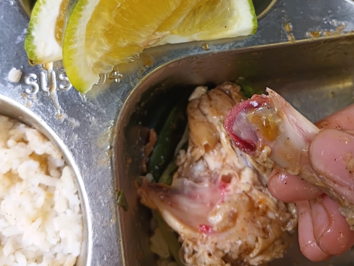 Kualitas Sajian MBG Dipersoalkan, Siswa Di Teluk Pandan Keluhkan Menu Ayam Diduga Tak Layak Konsumsi