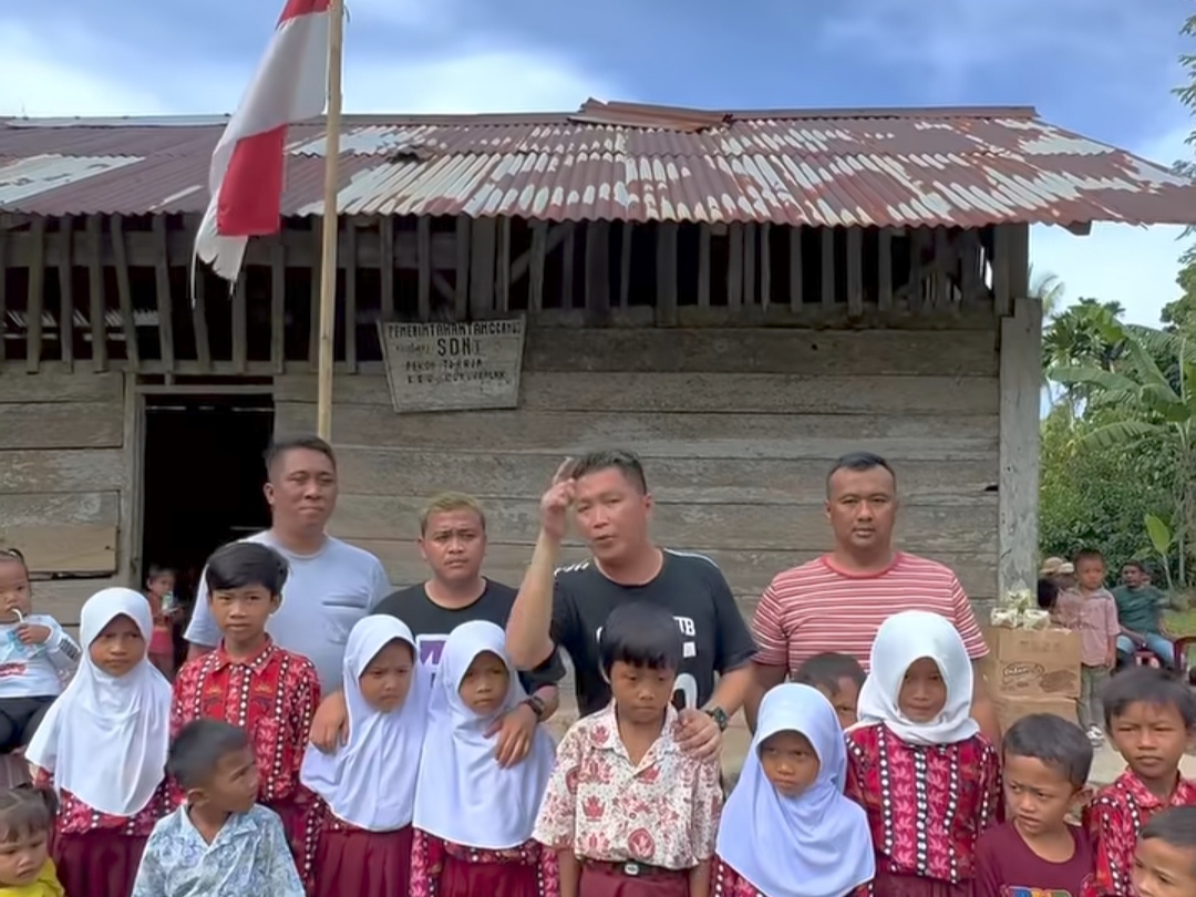 Sekolah Di Tanjung Raja Viral, Kreator Siap Bangun, Pemda Belum Miliki Rencana Konkret