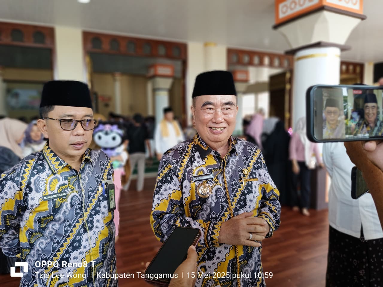 Bupati Tanggamus Pimpin Pelepasan Calon Jema’ah Haji Di Islamic Center.