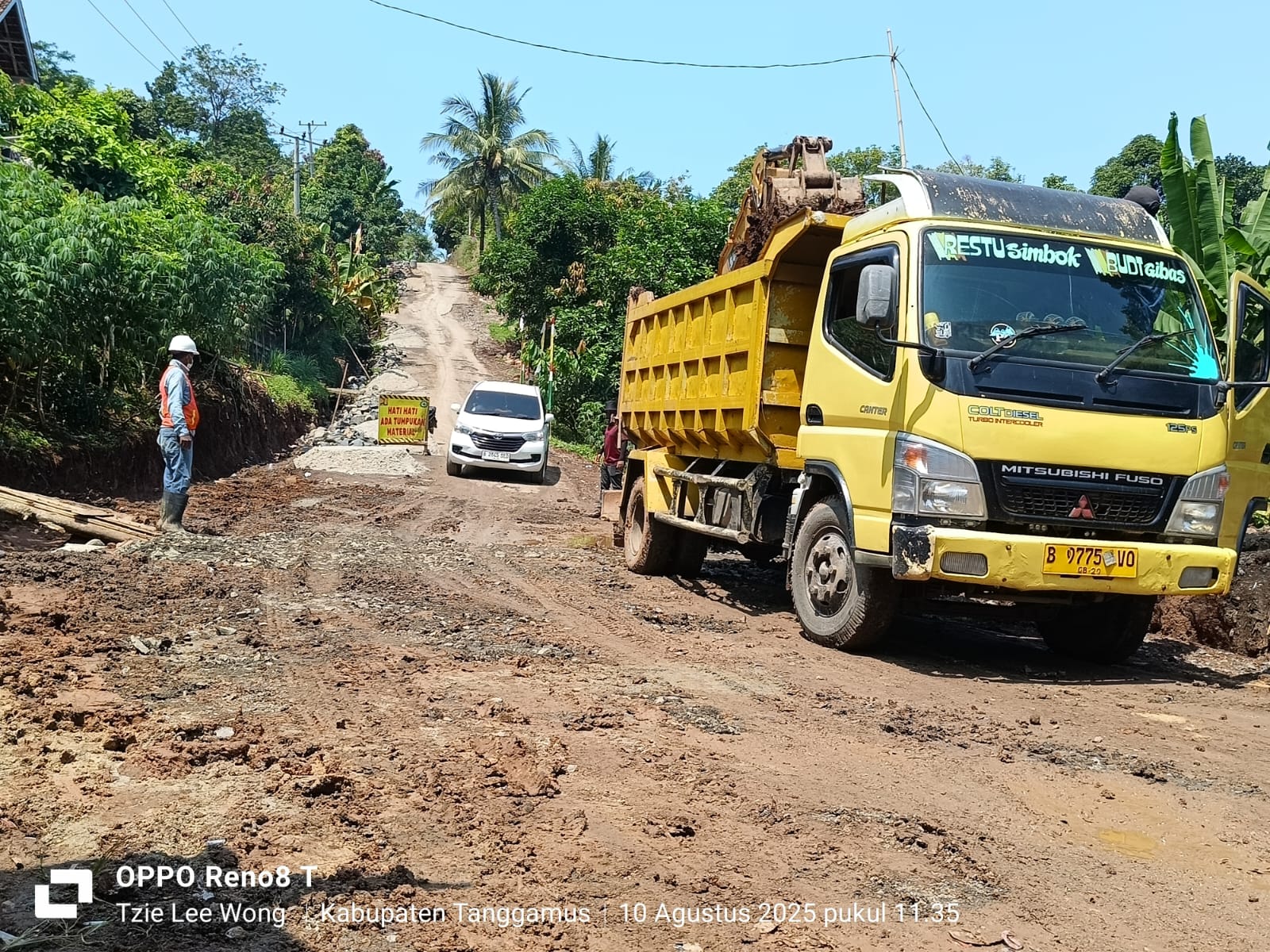 Warga Kecamatan Limau Apresiasi Pemprov Lampung Atas Peningkatan Jalan Tanjakan Bayur