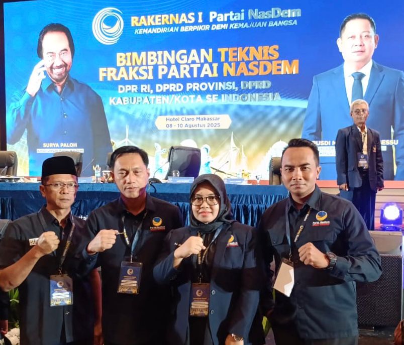 NasDem Gelar Rakernas Perdana Di Makassar, Tegaskan Dukungan Total Untuk Pemerintahan Prabowo