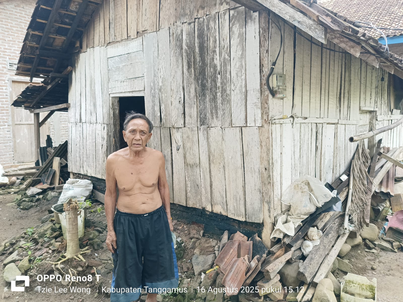Ironi 80 Tahun Kemerdekaan: Yahya Di Pekon Badak Belum Merdeka Dari Kemiskinan