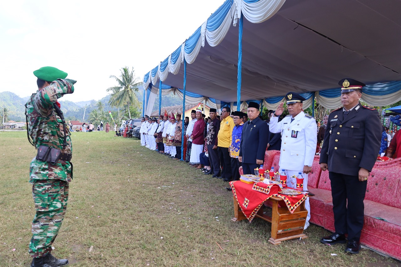 Upacara HUT RI Ke-80 Di Kecamatan Limau Berlangsung Khidmat Dan Penuh Makna