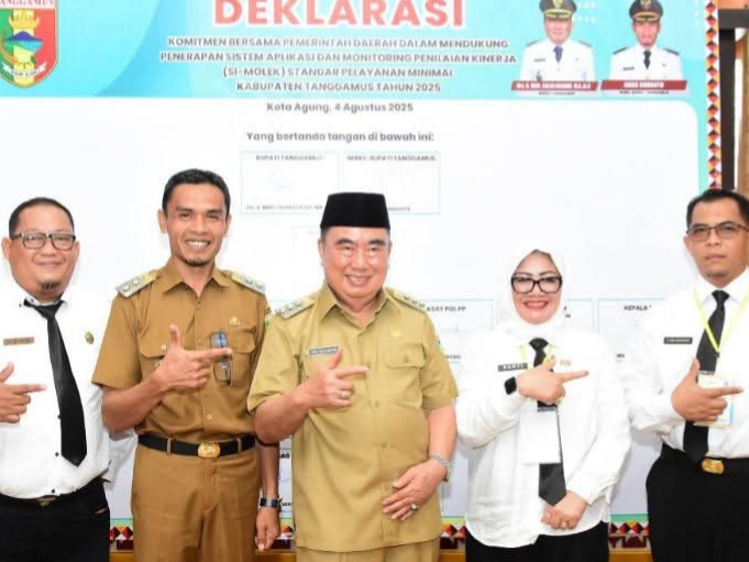 Pemkab Tanggamus Deklarasikan Peningkatan SPM Lewat Aplikasi SI MOLEK