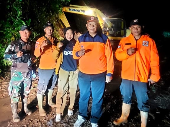 BPBD Ungkap 10 Titik Longsor Di Tanggamus, Banjir Rendam Sejumlah Pekon